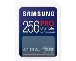 Samsung PRO Ultimate - SD Kaart - 200 & 130 MB/s - 256 GB