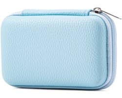 Cameratas, compacte cameratas, draagbare opbergdoos voor digitale camera's - blauw