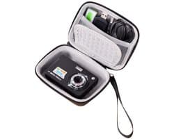 camera tas - Hoes voor Digitale Camera - Compactcamera Opbergtas - Fototoestel Tasje - Cameratas - Zwart