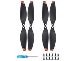 Drone Propellers - Voor DJI Mavic Mini 2 propellers - Standaard Propellers - Zwart/Oranje - 1 Paar