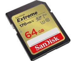 64 GB Extreme SDXC 4K UHD