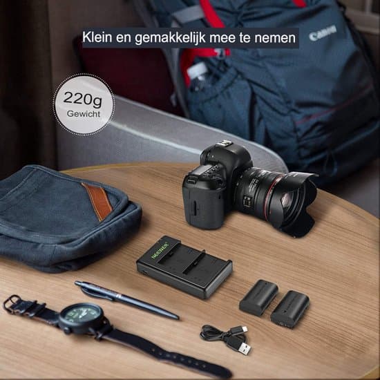 Neewer® Dubbele Acculader voor Canon thumbnail 2