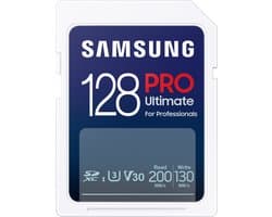 Samsung PRO Ultimate - SD Kaart - 200 & 130 MB/s - 128 GB