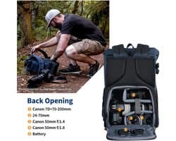 camera rugzak / Rugzak Tas Waterdichte Fotografie Camera ,21 litres