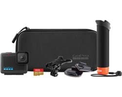 GoPro HERO Specialty Bundle - 4K action camera - waterdicht tot 5 m - inclusief 64GB microSD, Bite Mount, The Handler en case