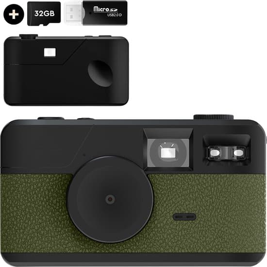 K&L Vintage Fotocamera Groen thumbnail 2
