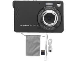 Digitale camera 2,8 inch IPS-kleurenscherm 1080p 50 MP 16x zoom Invullicht Film Ingebouwde microfoon 800 mAh Draagbare camera voor op reis (32 GB)
