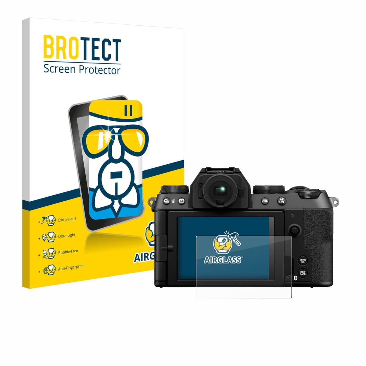 Fujifilm X-S20 Beschermglas Transparant - afbeelding 1