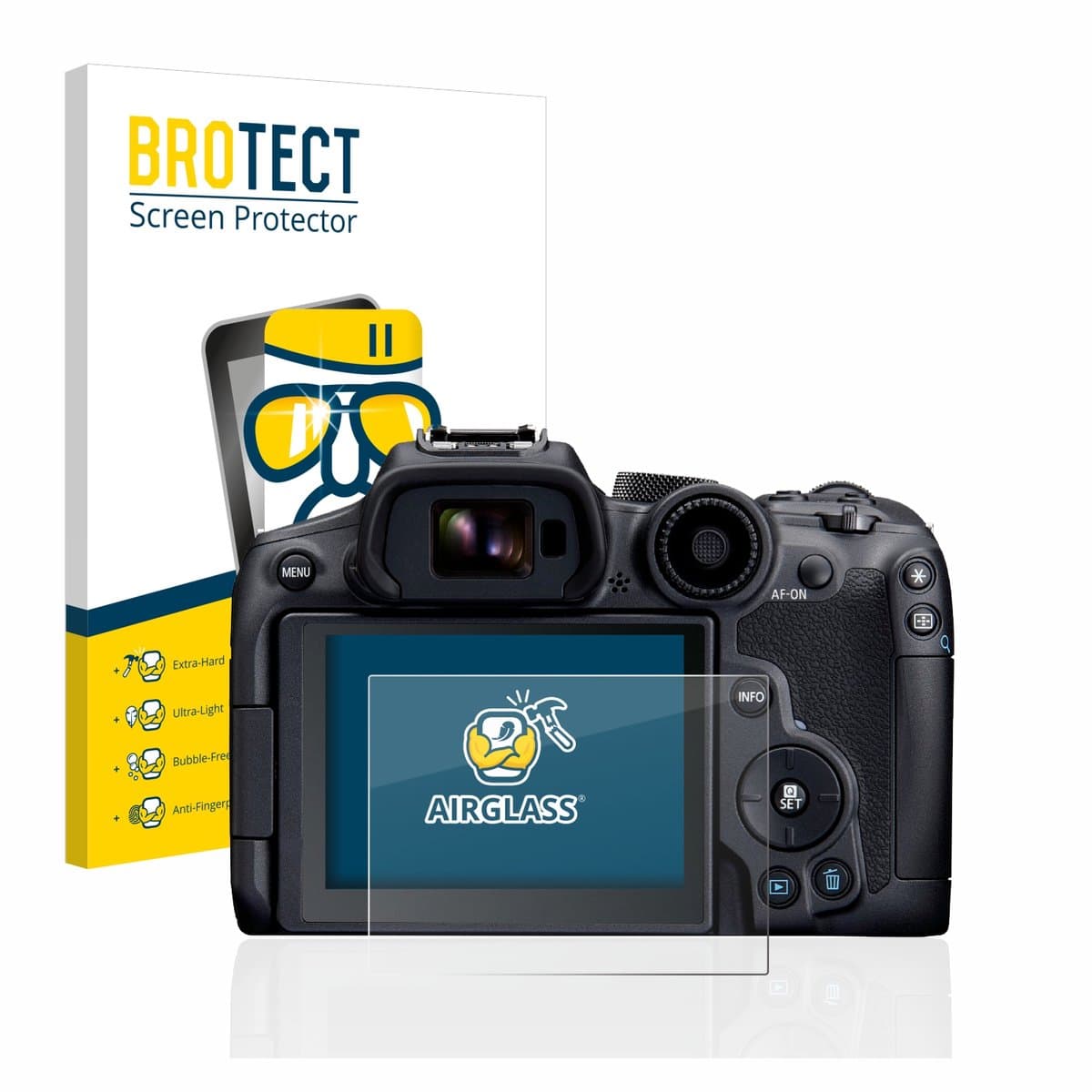 Canon EOS R7 Beschermglas Transparant - afbeelding 1