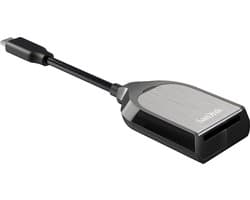 SanDisk Extreme PRO geheugenkaartlezer USB 3.2 Gen 1 (3.1 Gen 1) Type-C Zwart, Zilver