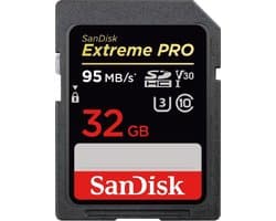 Sandisk SDHC geheugenkaart - 32GB - ExtremePro - U3