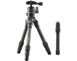 Cullmann Carvao 816TCS | Carbon camerastatief met balhoofd | Compact model | Kleur: zwart