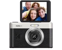 Kodak C1 compact camera - kantelbaar scherm - zwart