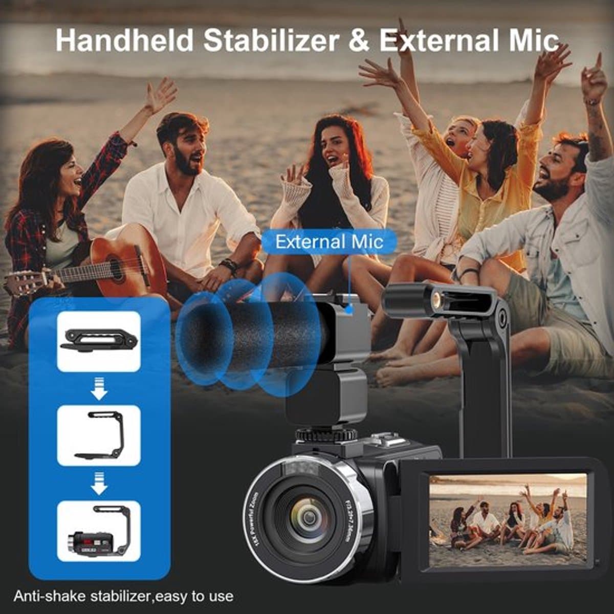 8K Infrarood Nachtzicht Compact Camera - afbeelding 1