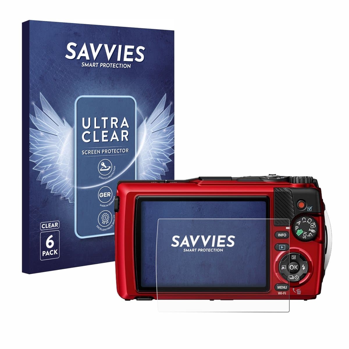 Savvies Screenprotector Olympus Tough TG-7 - afbeelding 1